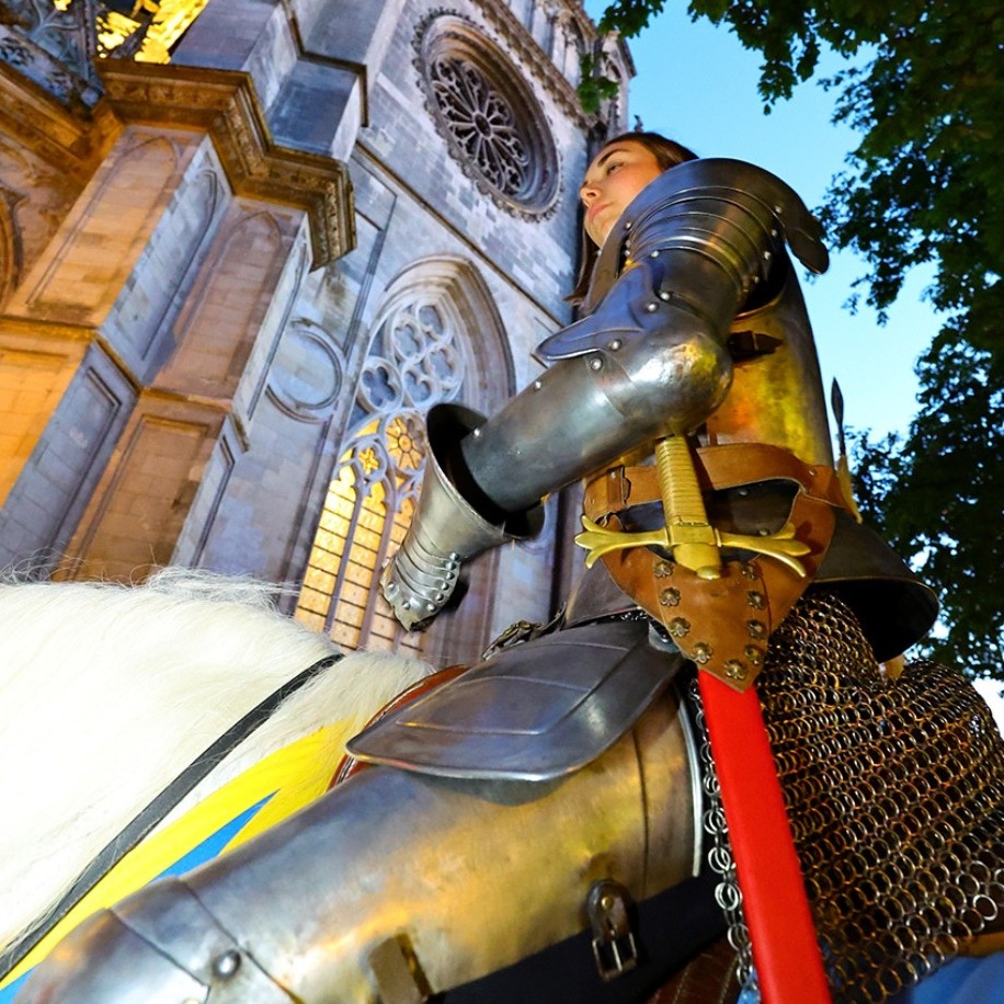 CPA Orléans Fêtes Jeanne D'Arc 1912 – Armure Cortège Historique