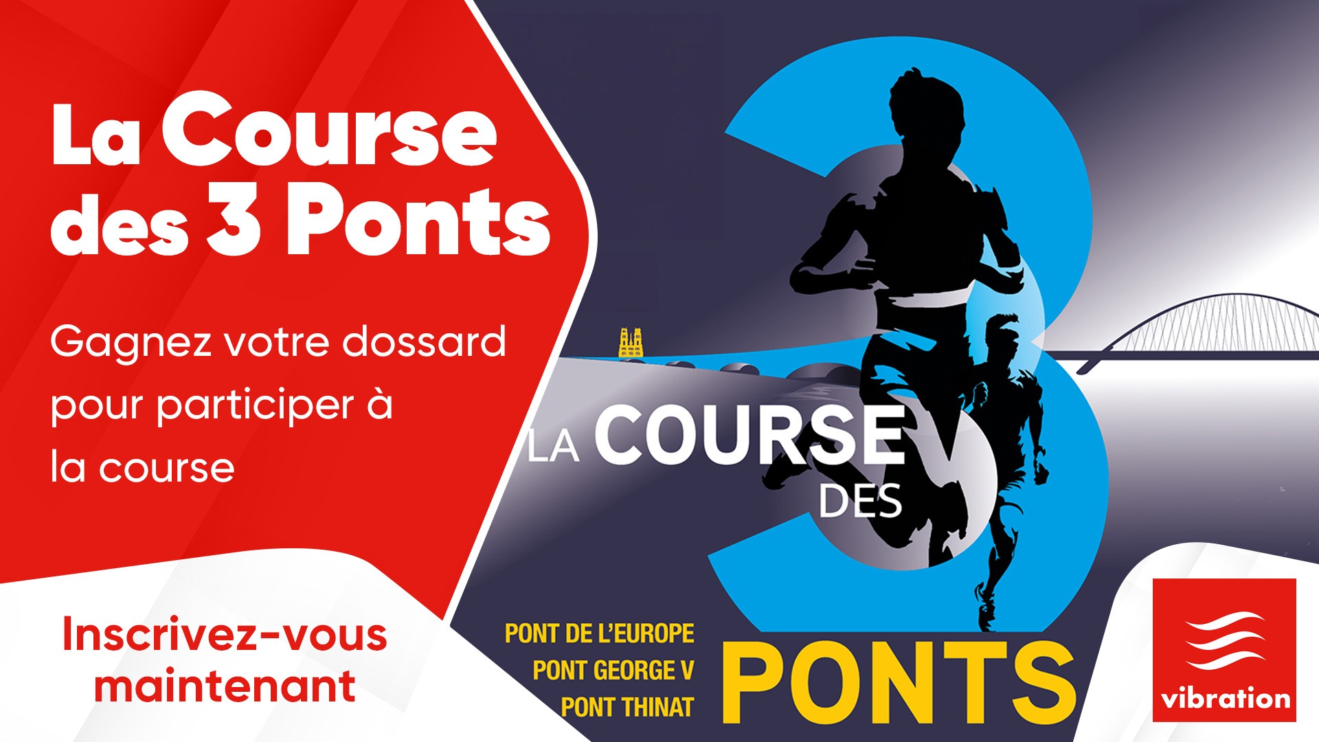 La Course des 3 Ponts : gagnez votre dossard pour participer à la...