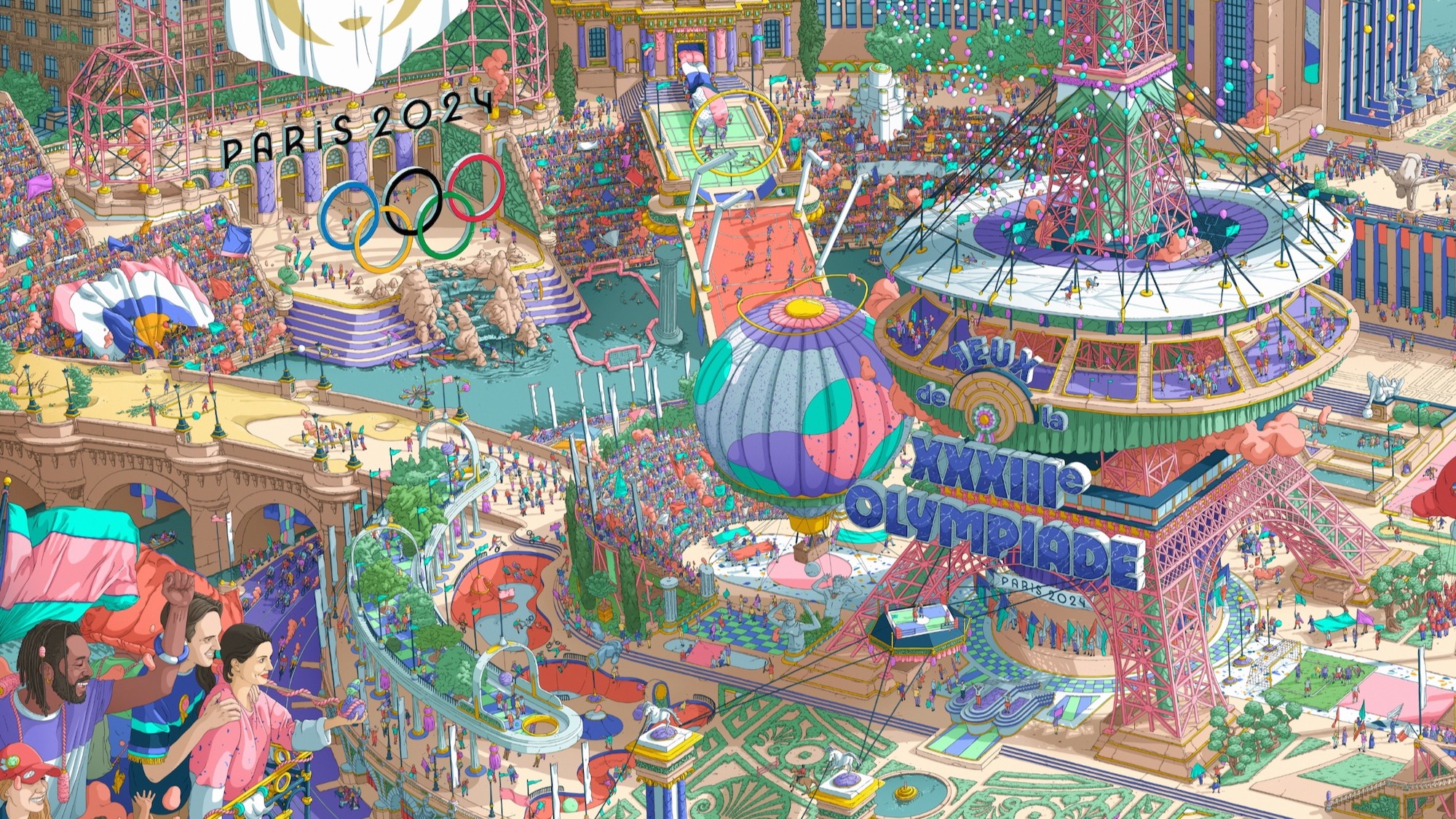 Paris 2024 : découvrez les affiches des jeux Olympiques et...