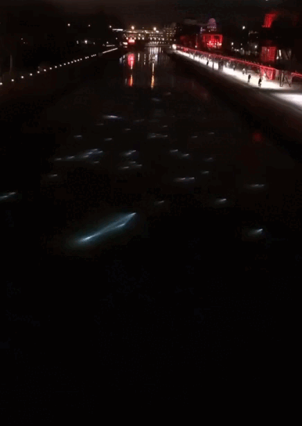 Illuminations du canal de l'Ourcq