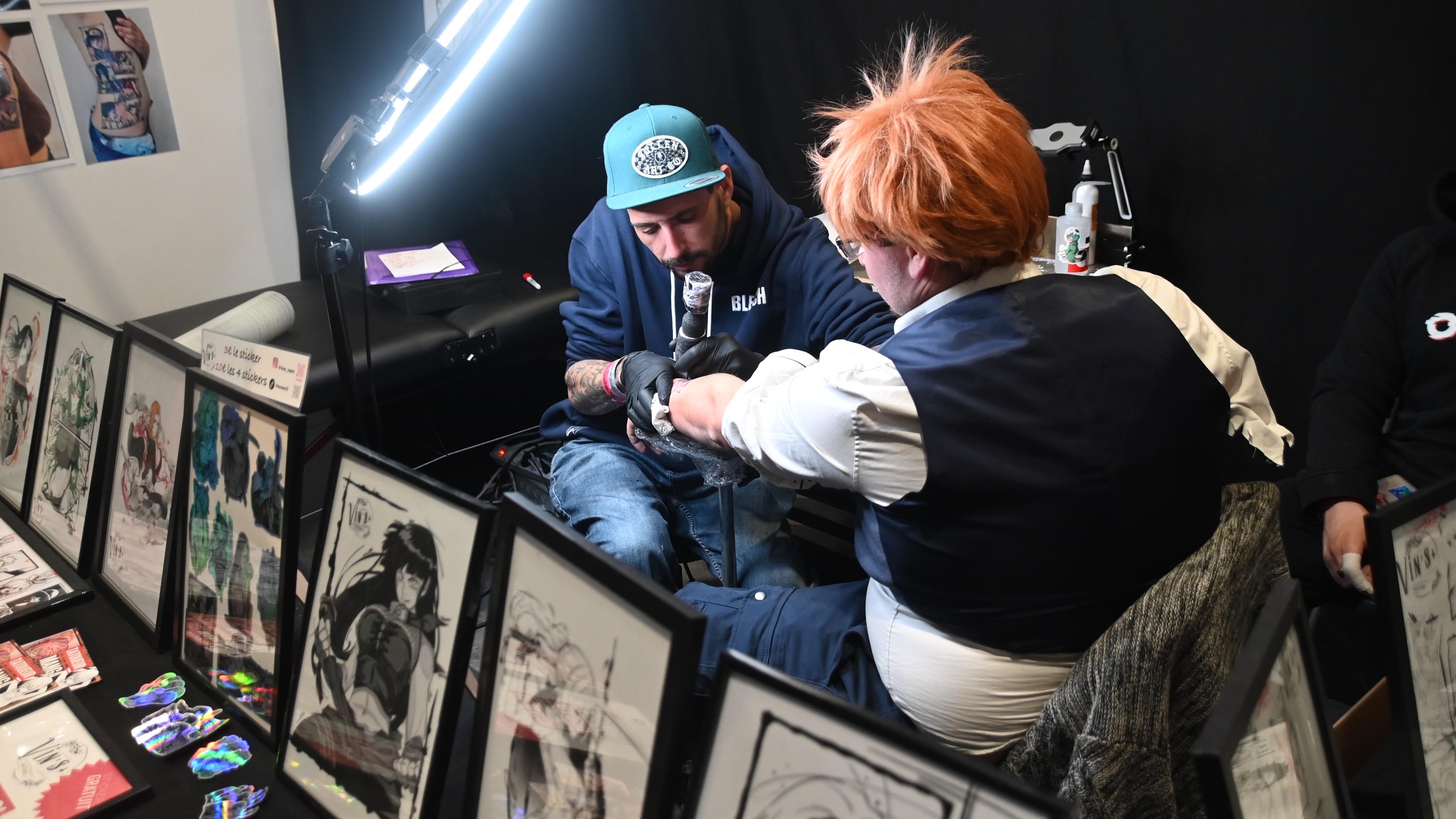 Orléans : Vin’s Marin tatoue des mangas !