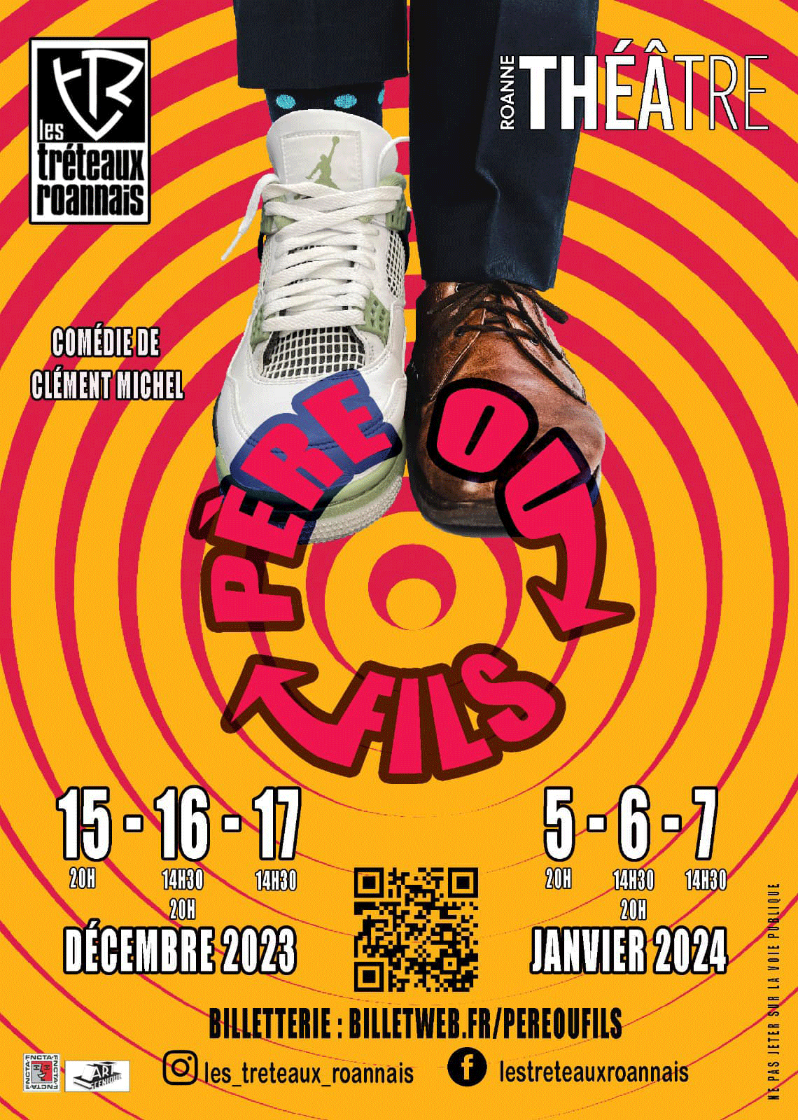 "Père ou Fils" au théâtre de Roanne