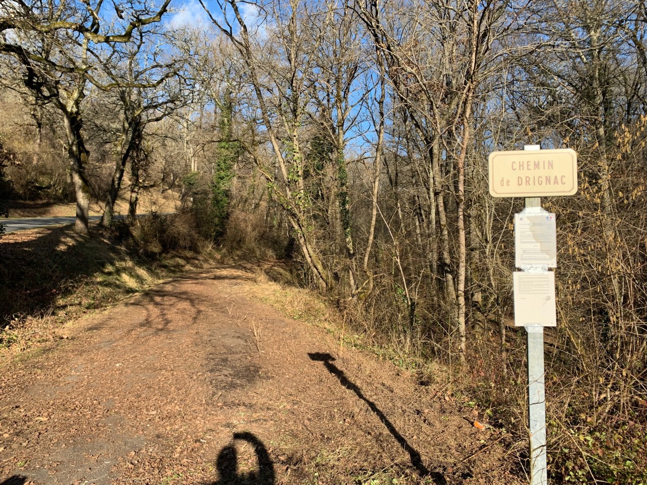 L'extrémité sud du chemin de Drignac vendredi dernier.