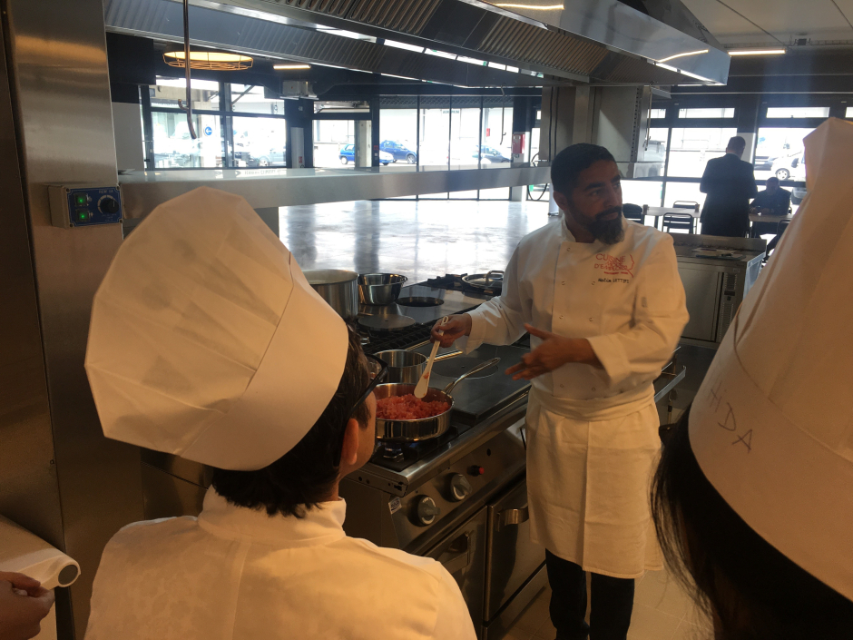 Des pâtes à la sauce tomate au menu