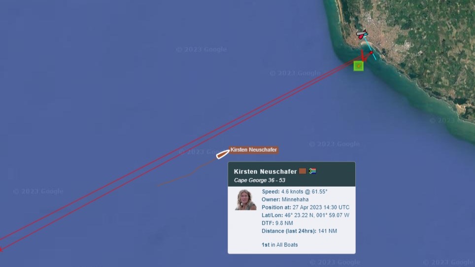 Voile : Kirsten Neuschäfer attendue ce soir aux Sables d'Olonne