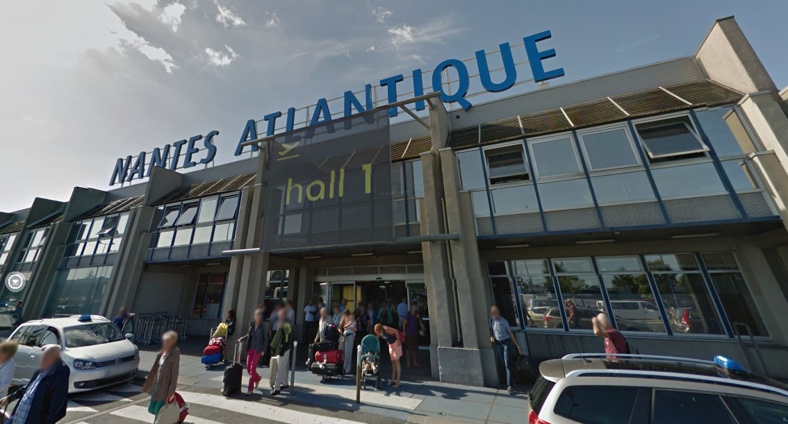L'aéroport de Nantes-Atlantique, capture d'écran