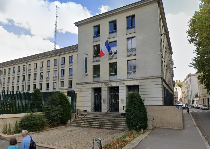 La préfecture à Nantes, capture  d'écran