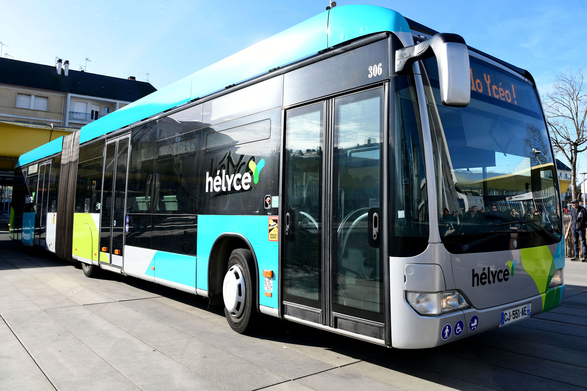 Un bus Hélyce du réseau Ycéo (image d'illustration)