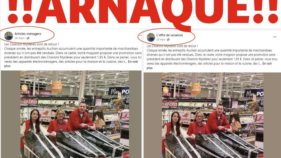 Hirson : des arnaques aux caddies mystres dnonces par les grants d' Auchan