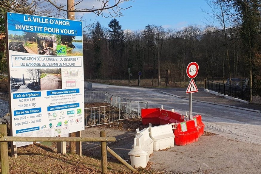 Anor : une 2ème phase de travaux pour renforcer la digue de...