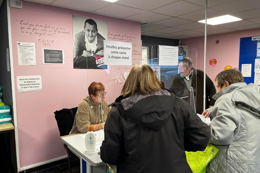 Début des distributions dans les centres des Restos du Cœur du...