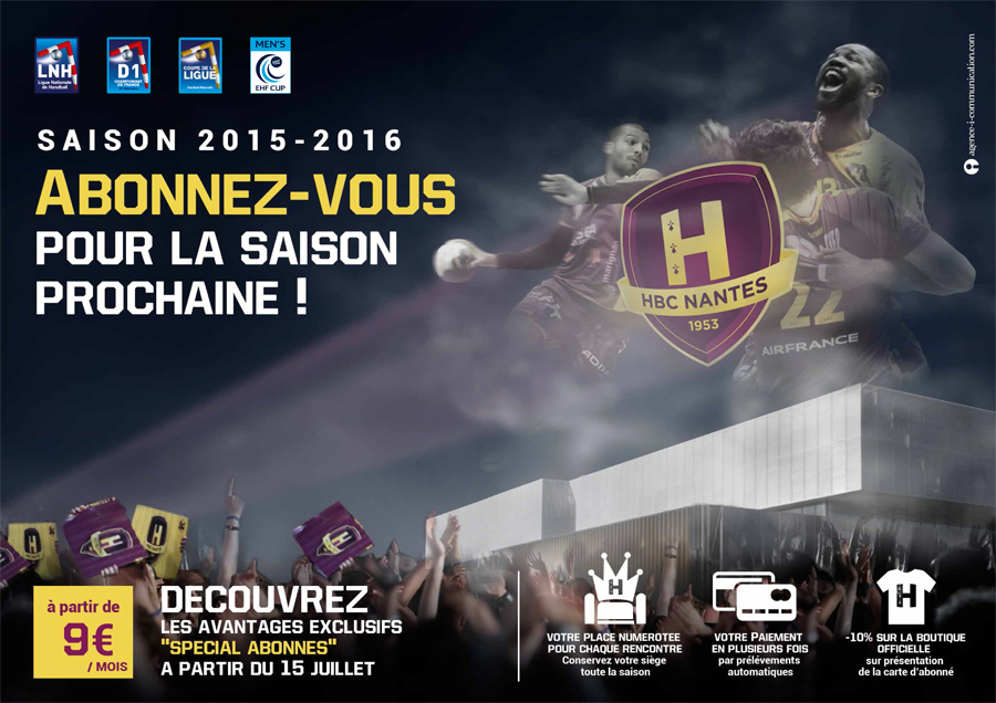 La campagne d'abonnements au HBC Nantes est lancée