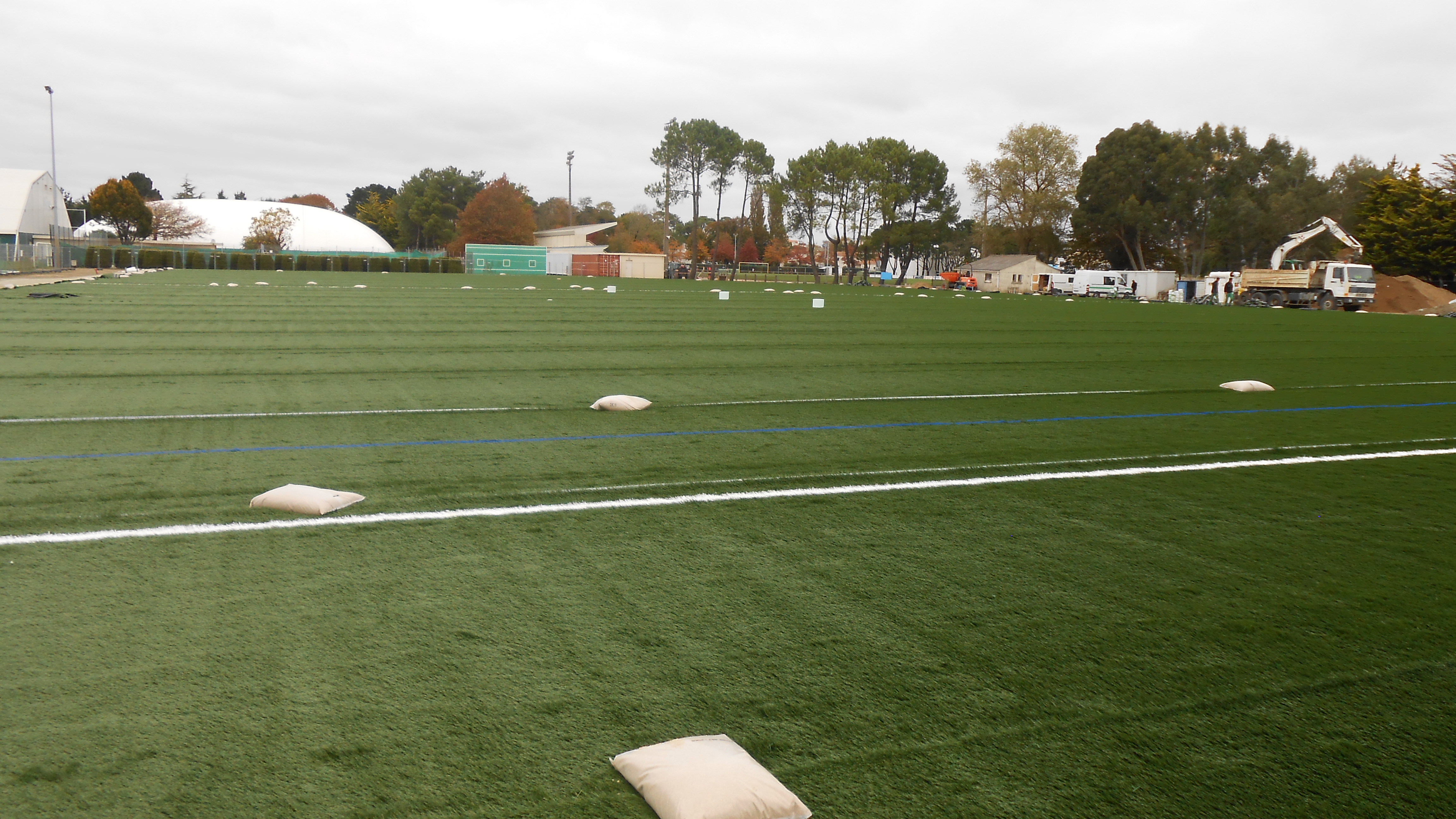 Le terrain synthétique de Saint-Brévin opérationnel à la mi-décembre